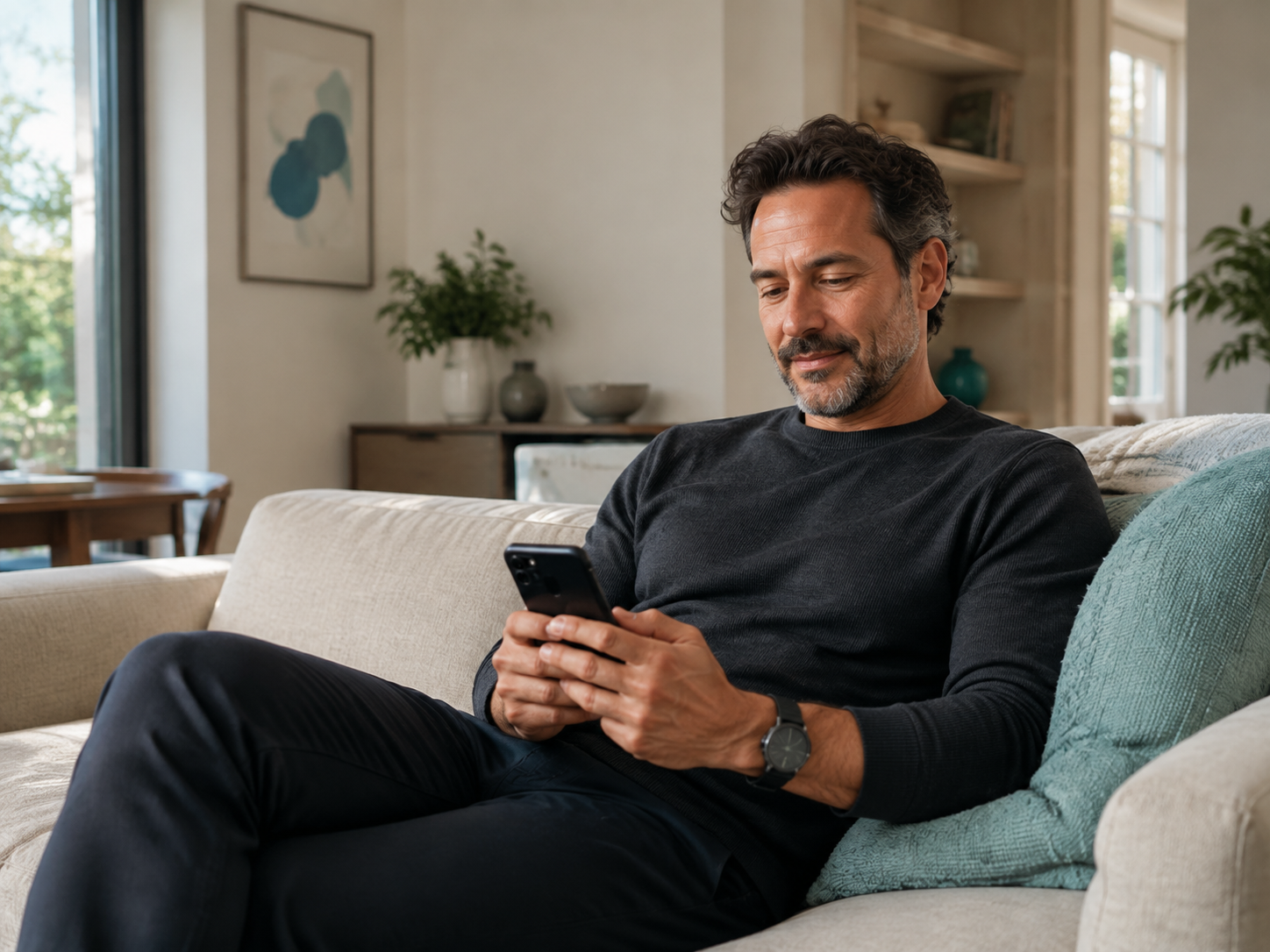 A member using the Rejuvonix platform at home